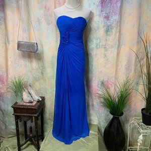 📌 Cinderella Elegant Timeless Strapless Formal - Bridesmaid - Prom - Ball Dress